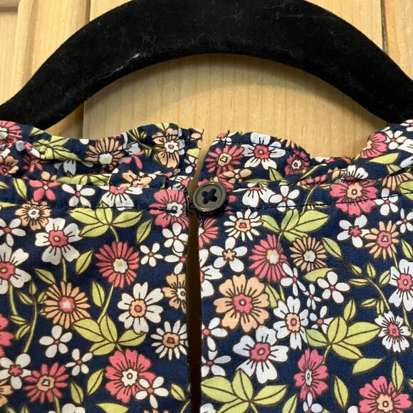 J.Crew Women Meadow Floral Smocked Puff Sleeve Poplin Top Size Large Pink SP EXC - Picture 10 of 12